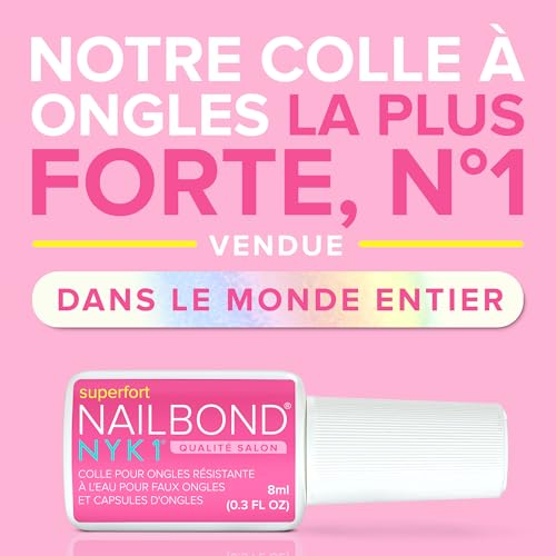 Detalle de NYK1 Colle Ongle Extra Forte 8 ml pour Faux Ongles & Press On Nails