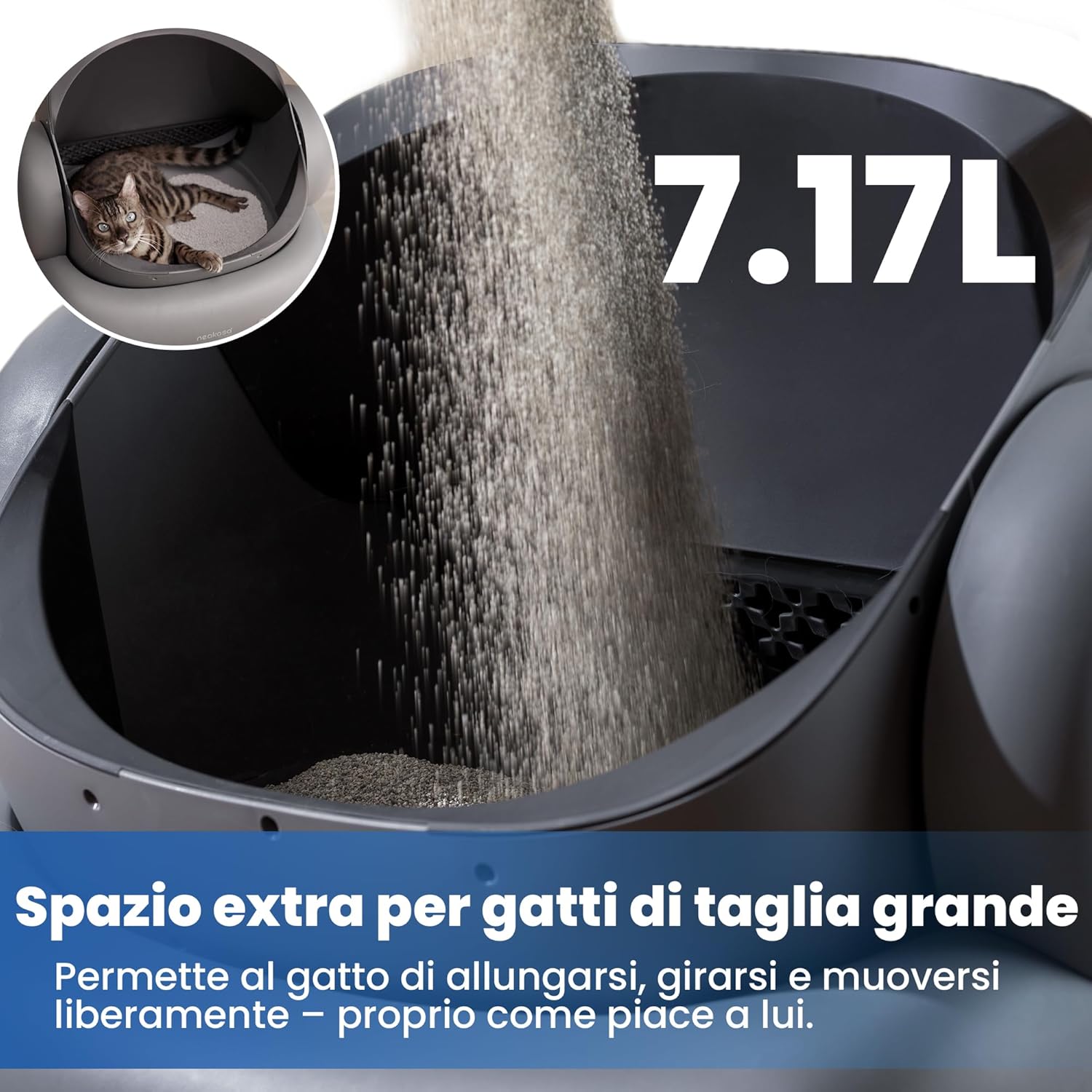 Thumbnail 6 de Neakasa M1 Lettiera Gatto Autopulente XXL 11,23L