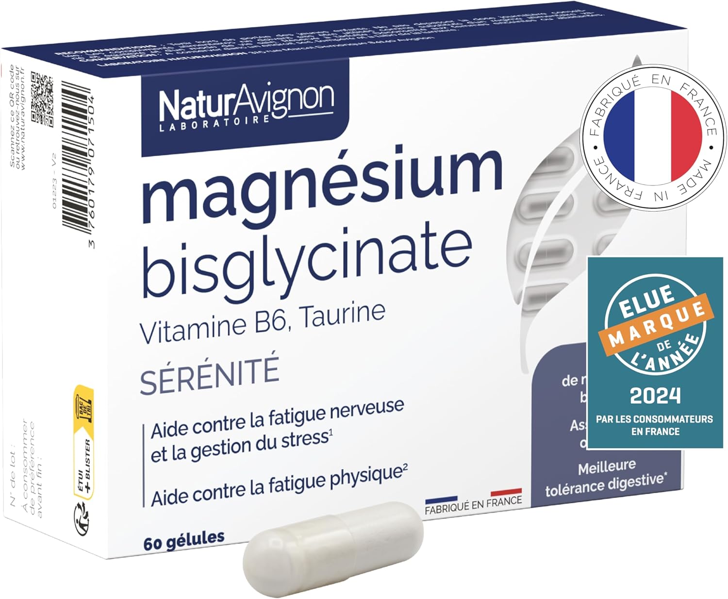 Detalle de NaturAvignon Magnésium Bisglycinate 200 mg