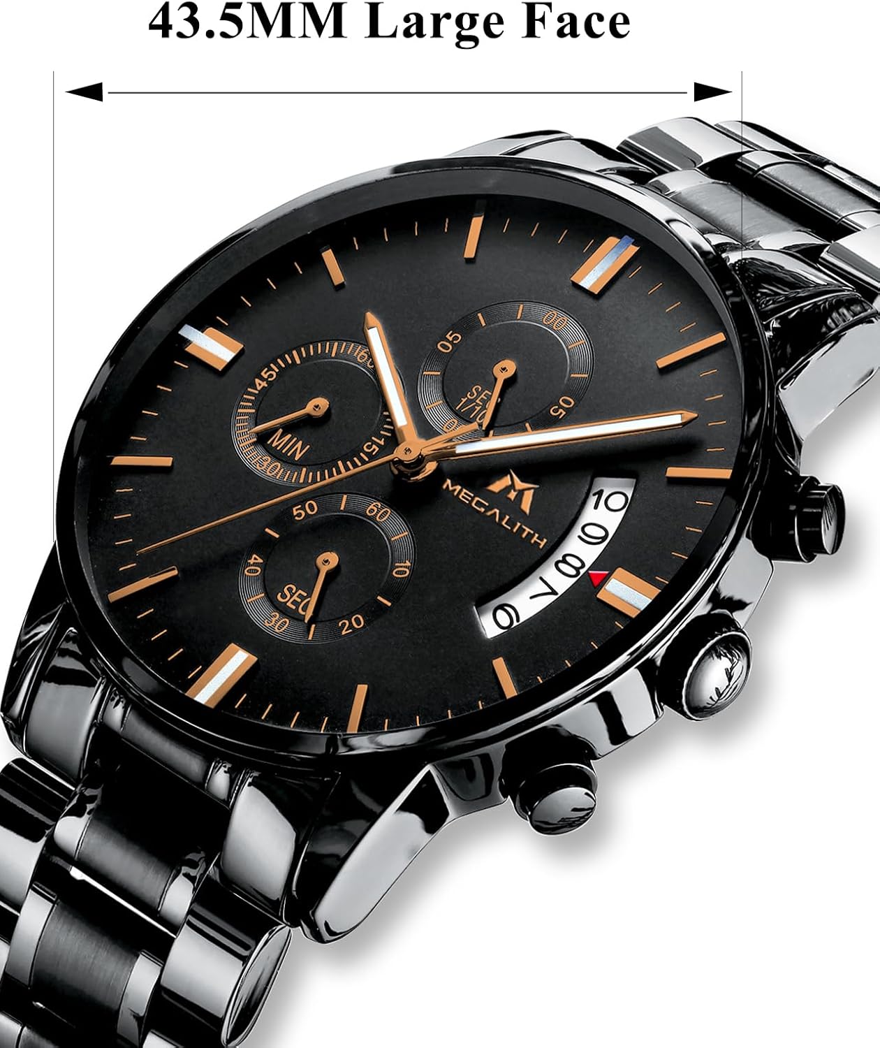 Thumbnail 6 de MEGALITH Herrenuhr Chronograph 43,5 mm