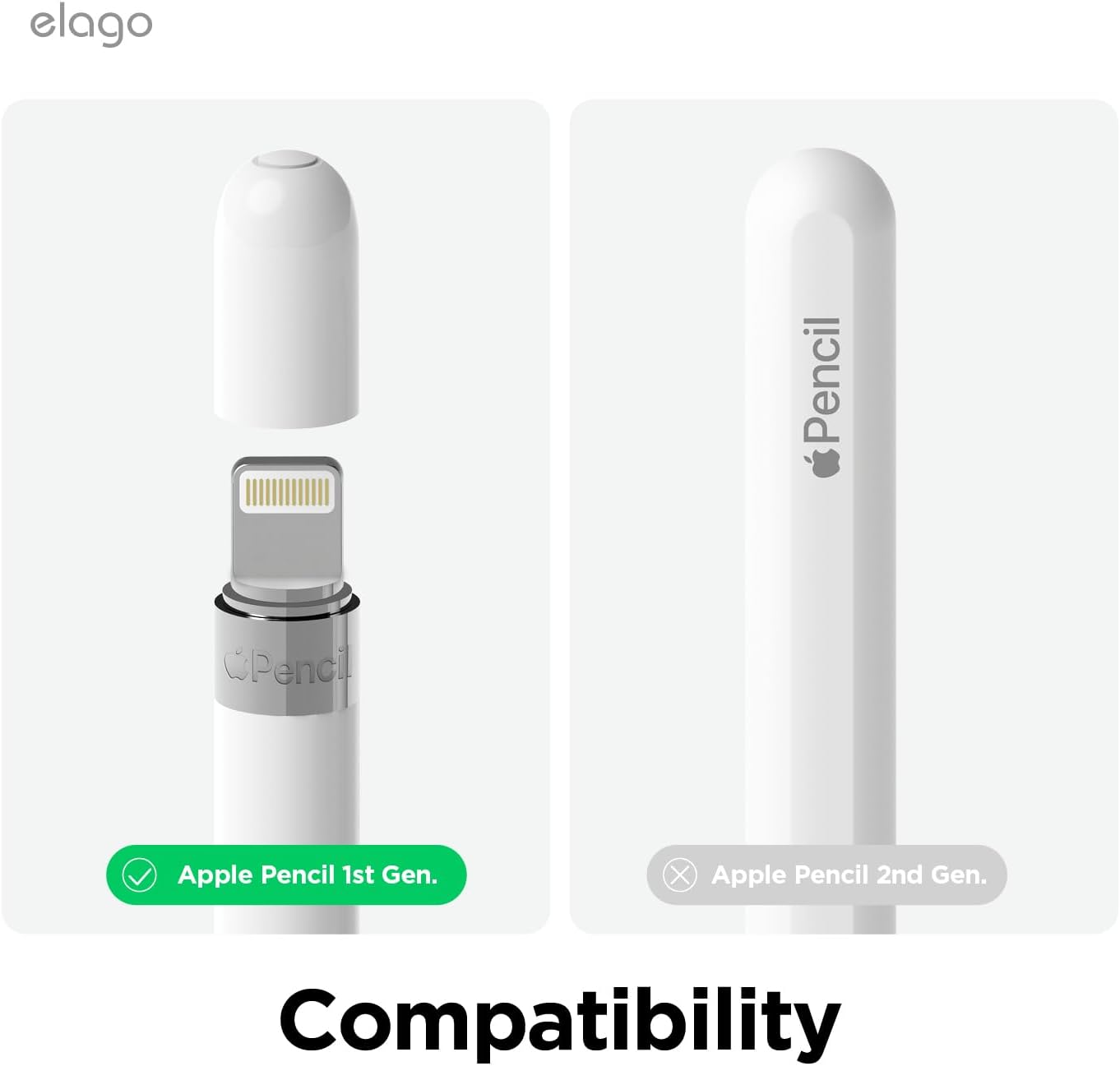 Thumbnail 1 de Set de protection elago pour Apple Pencil 1ère gén.