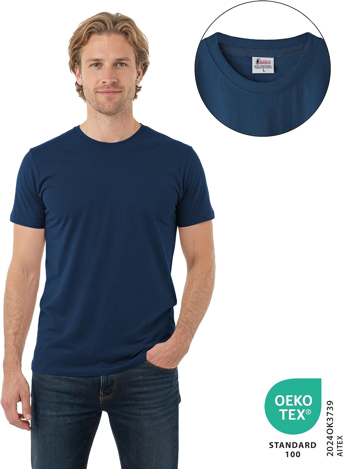 Thumbnail 2 de ALPIDEX Magliette da Uomo Confezione 5 S-5XL