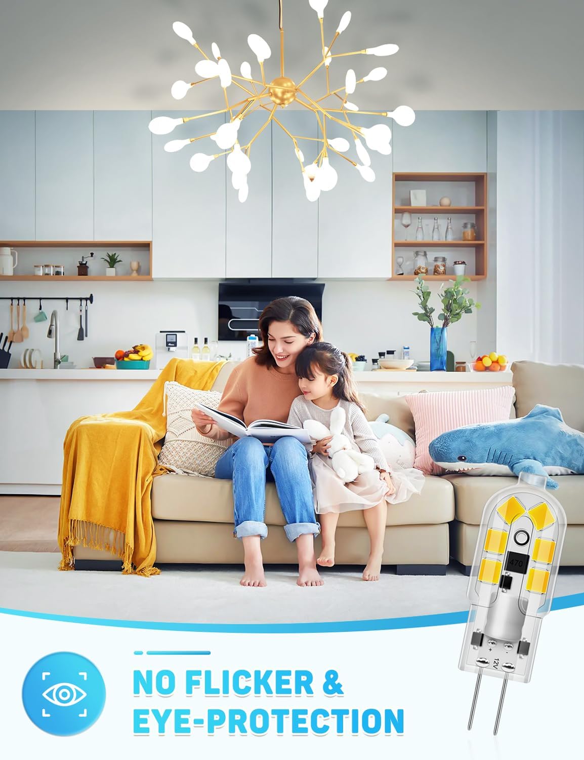 Thumbnail 5 de Wonkelly Ampoule LED G4 2W (équivalent 20W) AC/DC 12V, 6000K, non dimmable, pack de 10