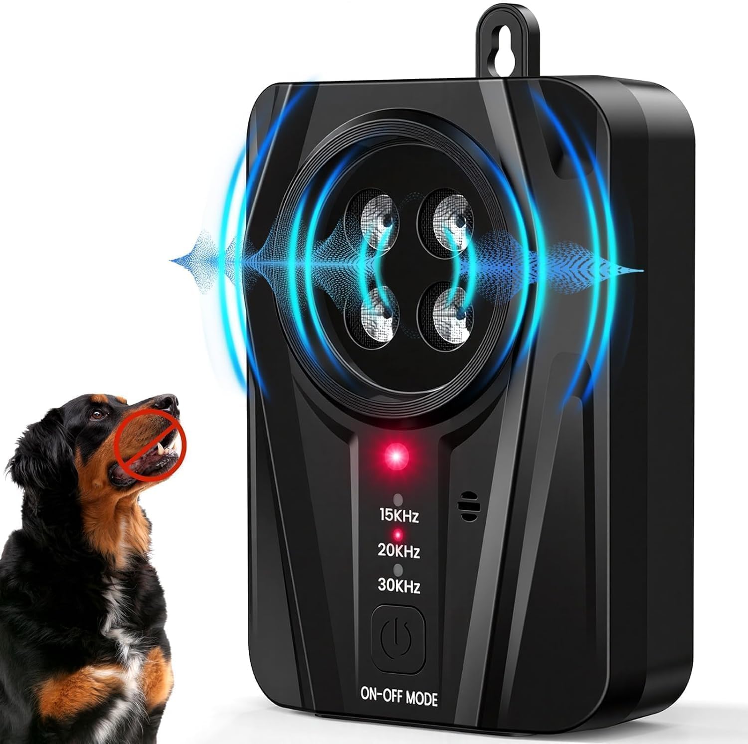 Detalle 2 de QueenMew Anti Barking Device for Dogs – Handheld Ultrasonic Training Tool