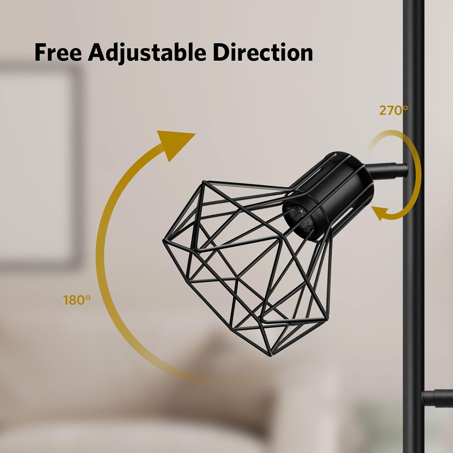 Detalle 2 de BBHome Industrielle Stehlampe
