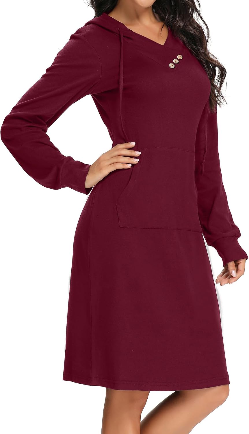 Thumbnail 1 de Kimmery Knee-Length Hoodie Dress