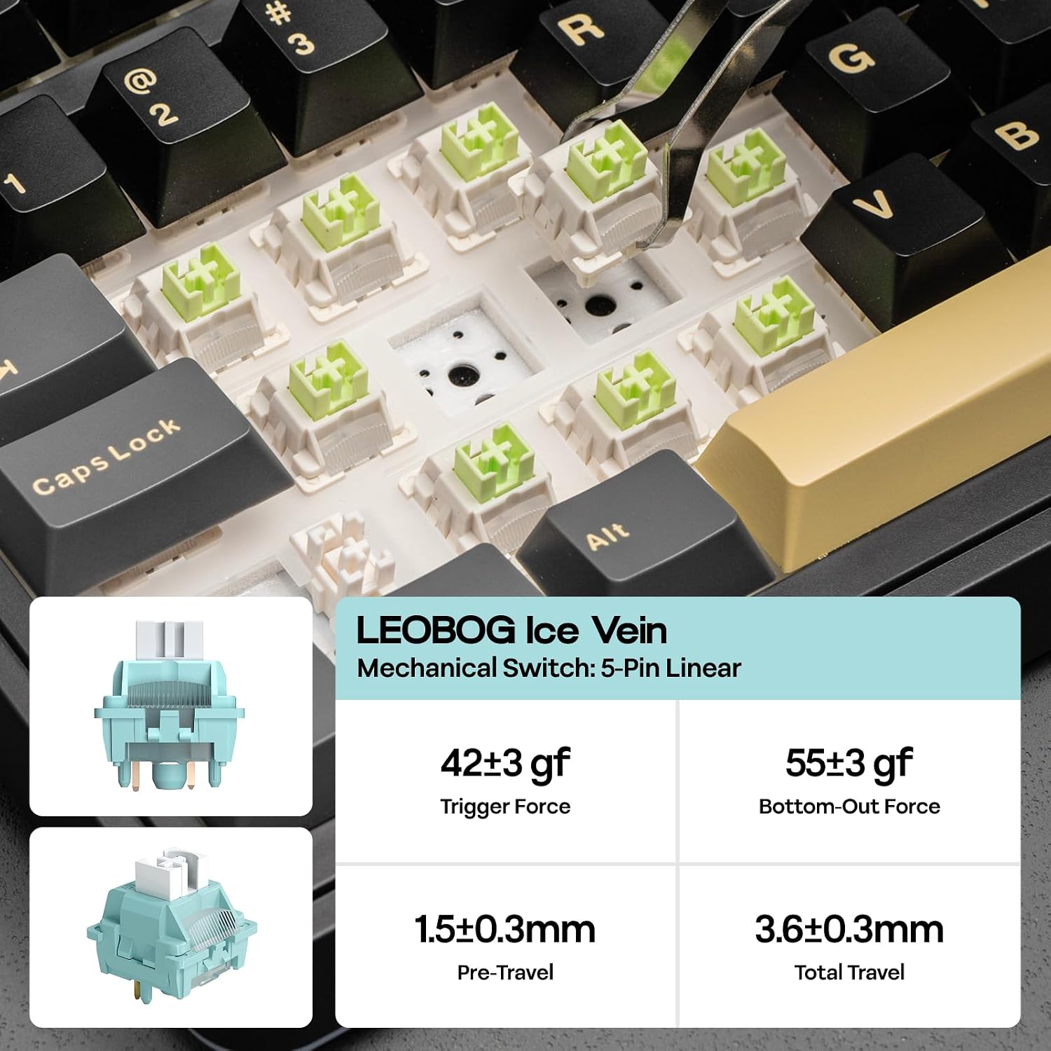Thumbnail 4 de EPOMAKER X Aula wireless gaming keyboard, 5000mAh