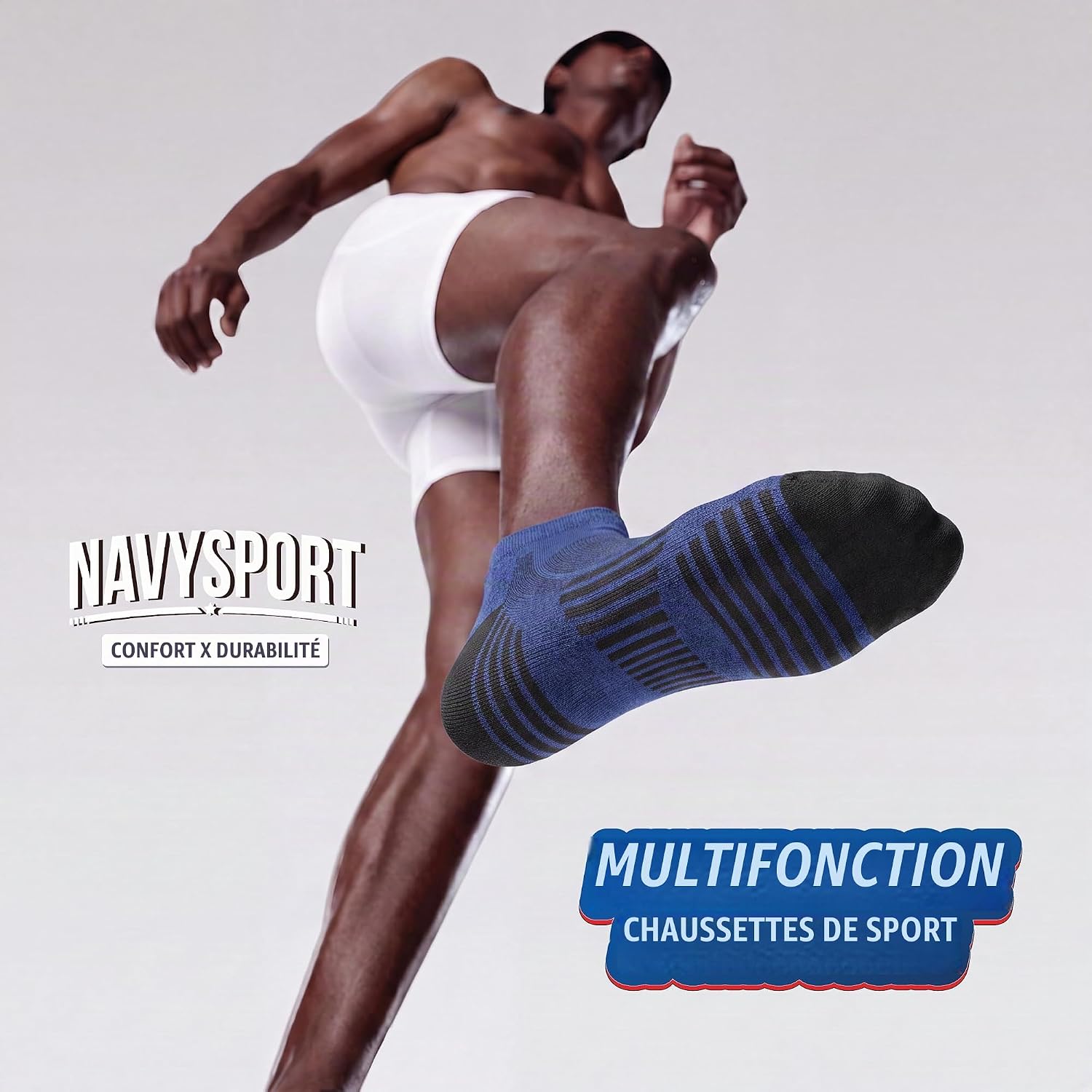 Thumbnail 3 de NAVYSPORT herensportsokken, 6 paar van gekamd katoen met elastische boord