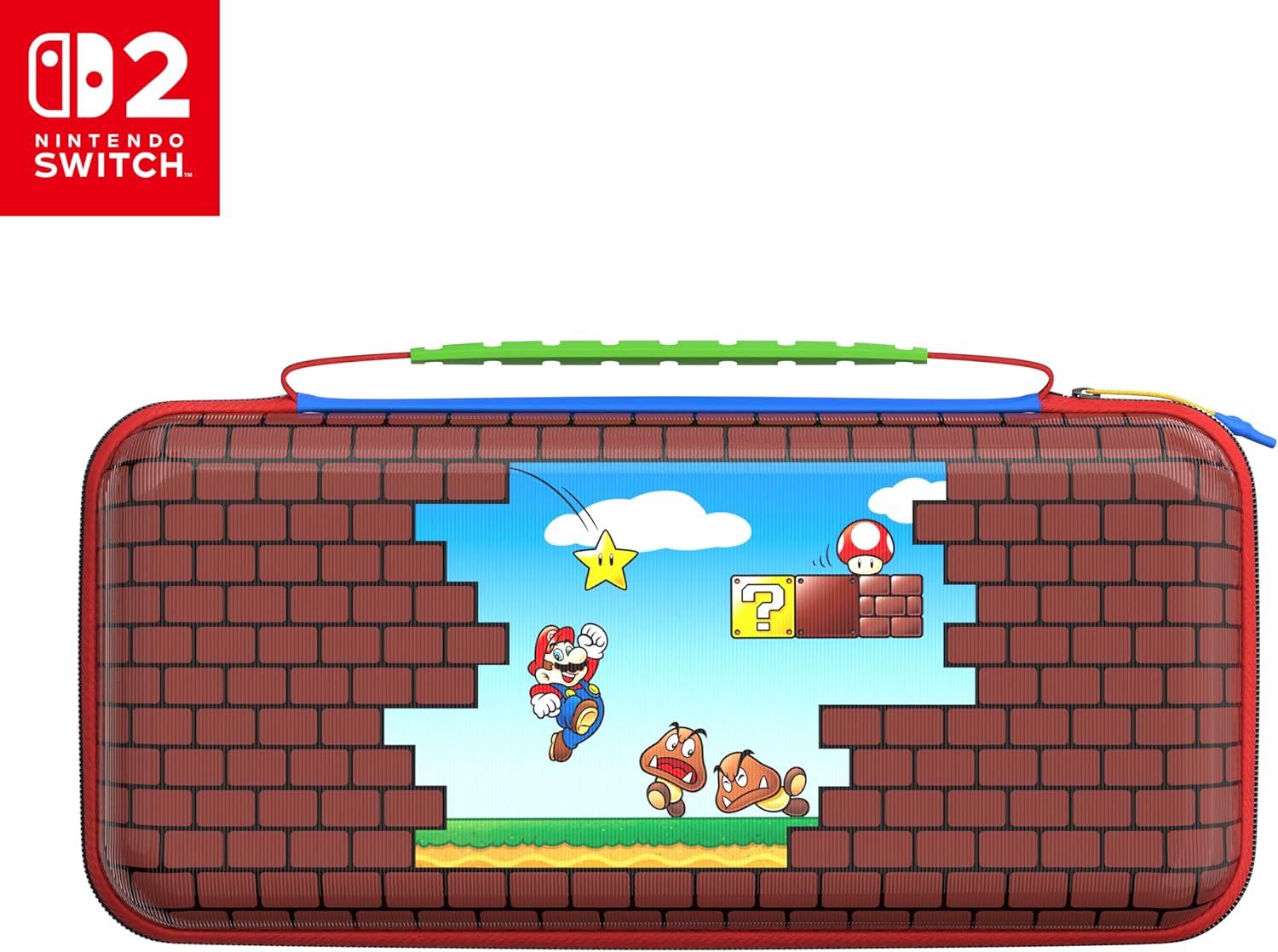 Detalle de Turtle Beach PlayTrek Étui Switch 2 Mario
