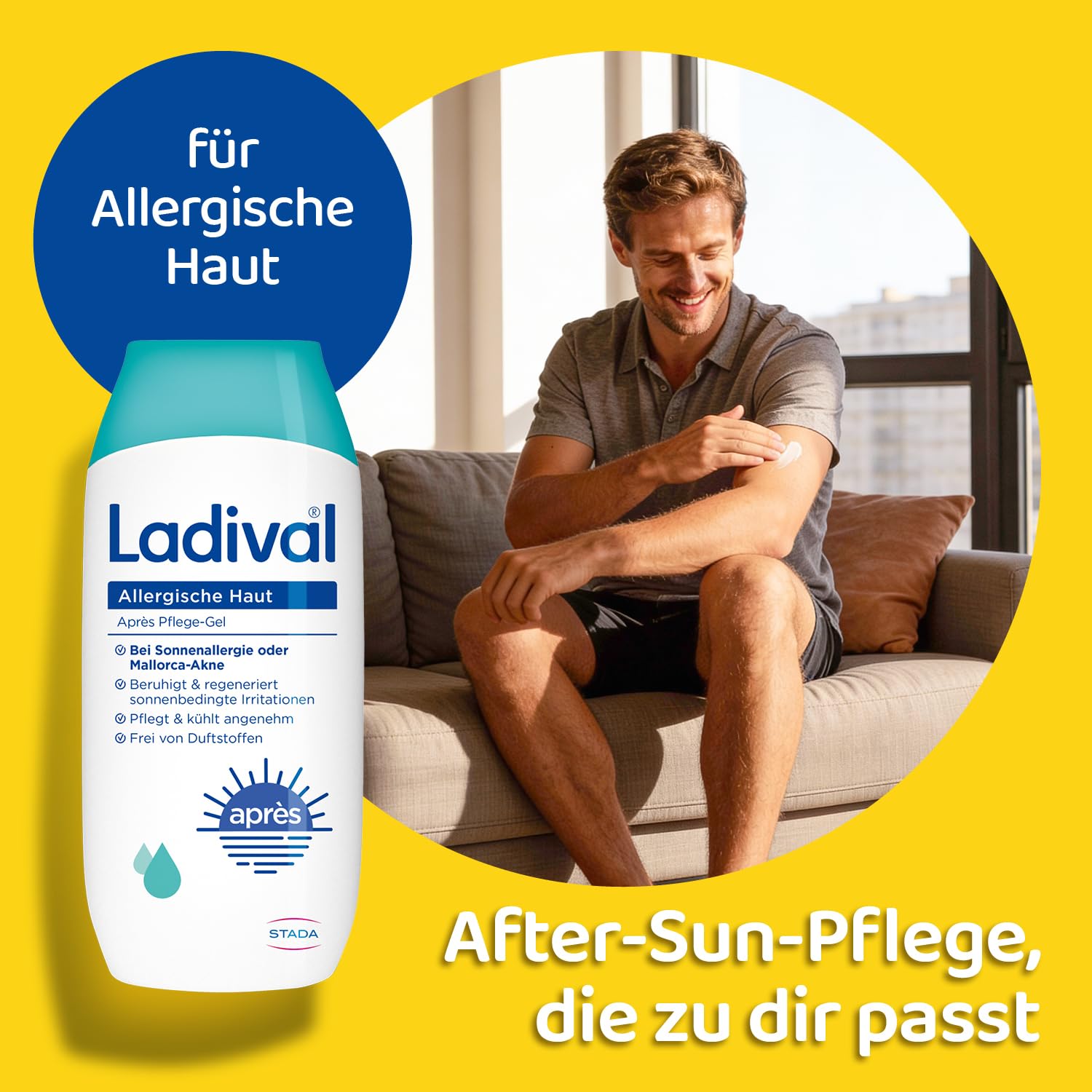 Thumbnail 2 de Ladival Allergische Haut Après Pflege-Gel – After Sun Repair, 200 ml