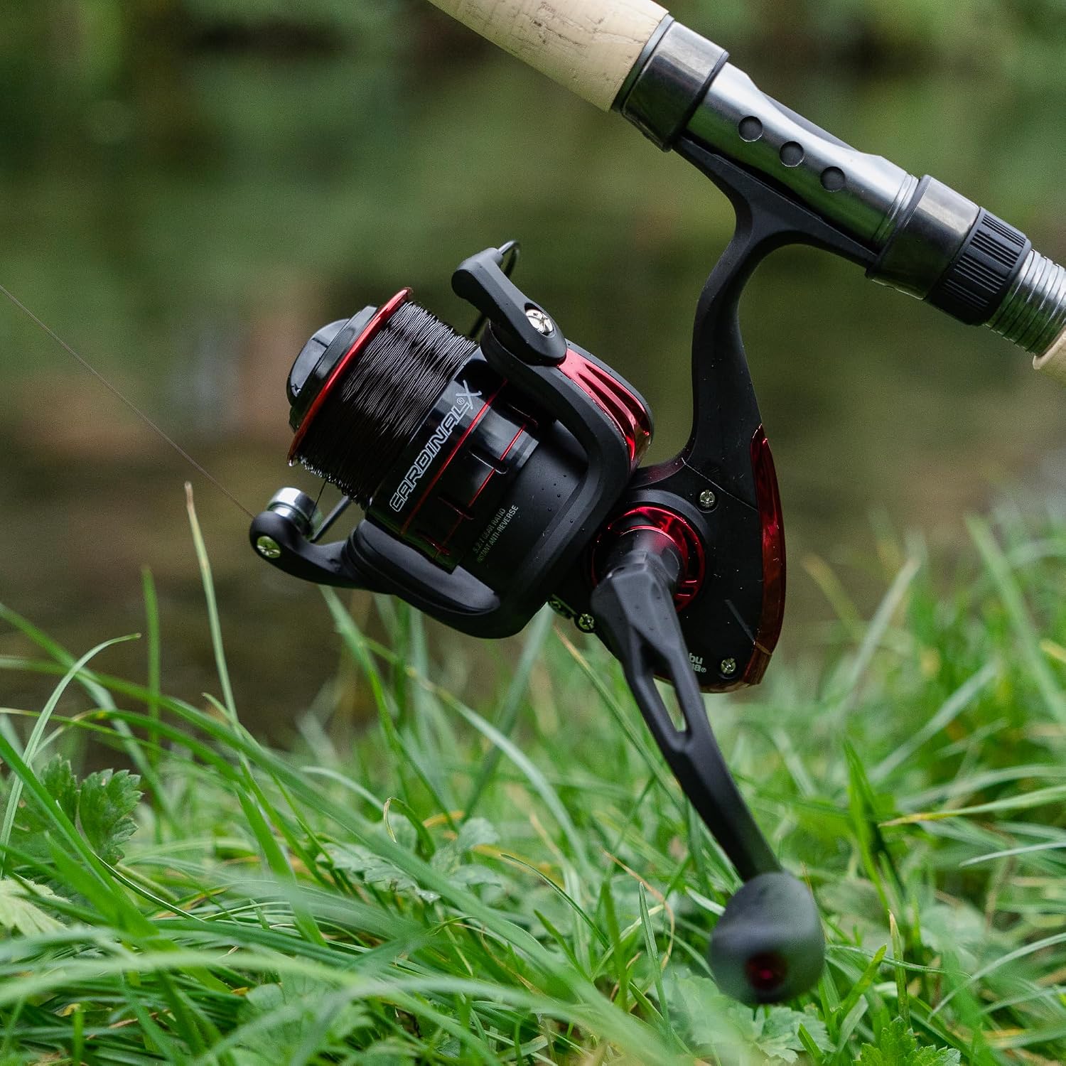 Detalle de Abu Garcia Cardinal X Allround Spinning – Mulinello robusto e leggero per pesca predatoria e torrente