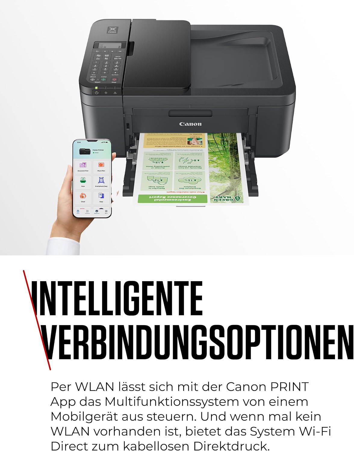 Detalle 1 de Canon PIXMA TR4755i Multifunktionsdrucker 20 Blatt đš