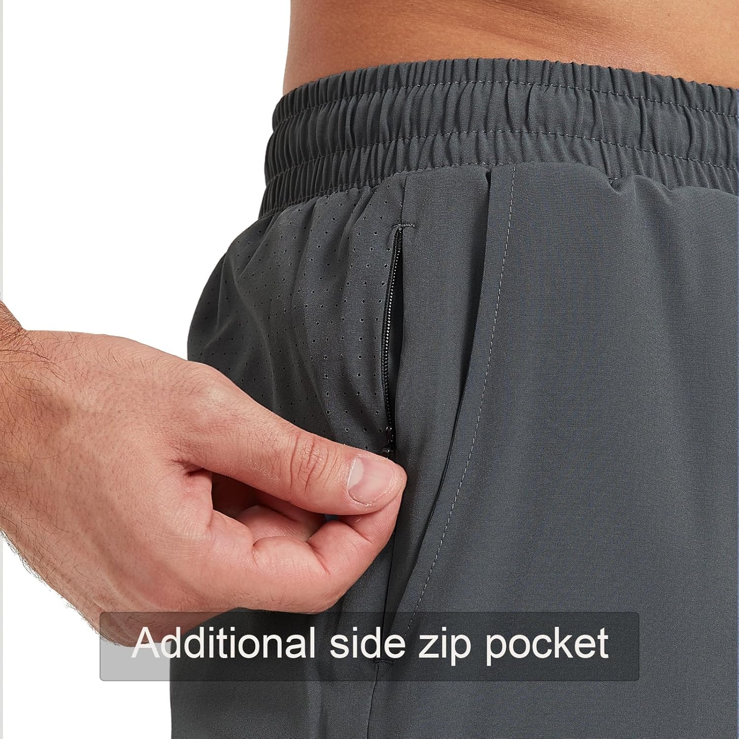 Thumbnail 4 de Danfiki Pantaloncini da Running Uomo 2 in 1 – Shorts Sportivi a Asciugatura Rapida