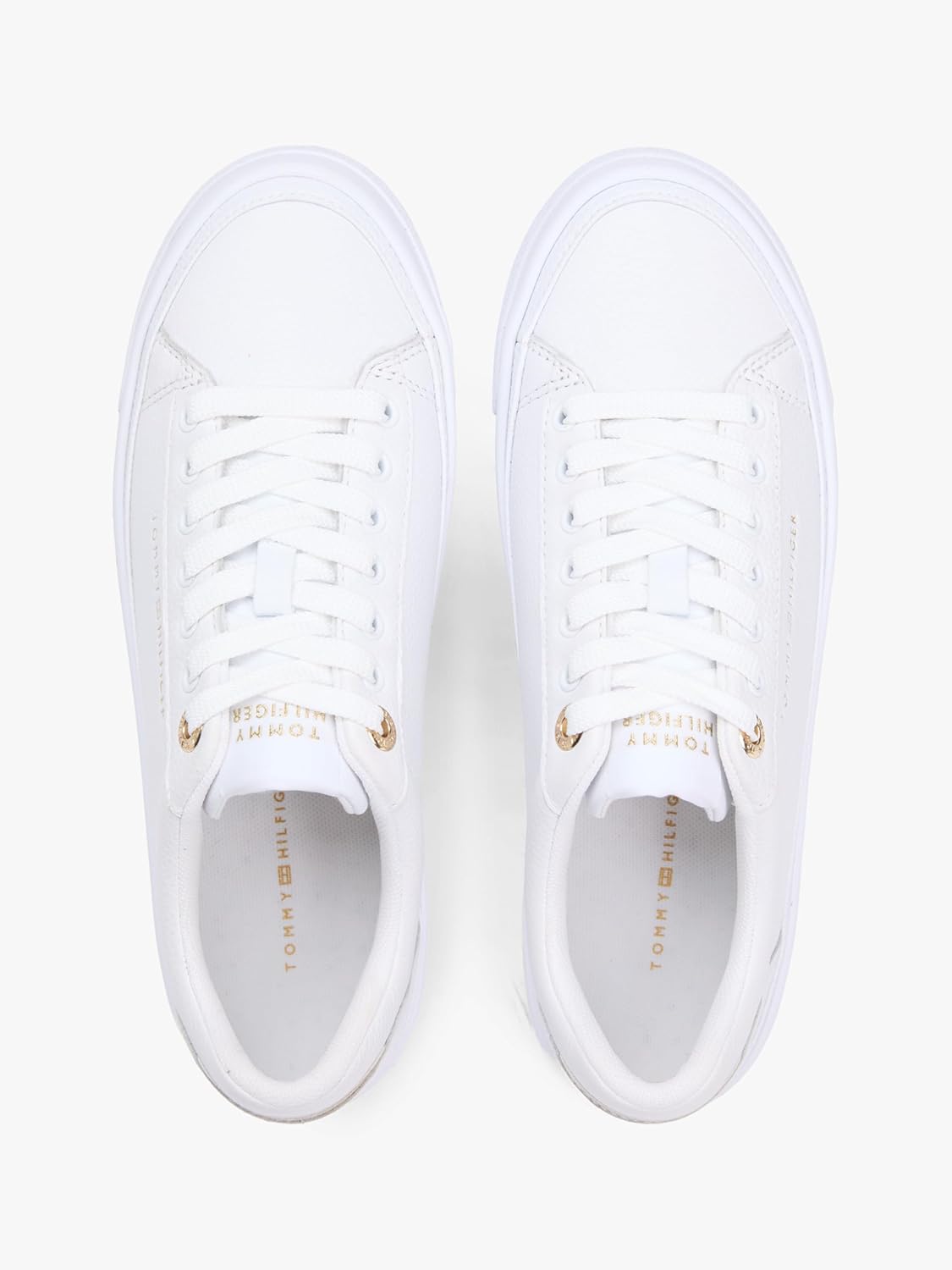 Thumbnail 4 de Tommy Hilfiger Damen Platform Sneaker TH Platform Sneaker Tumbled Leder Low Top