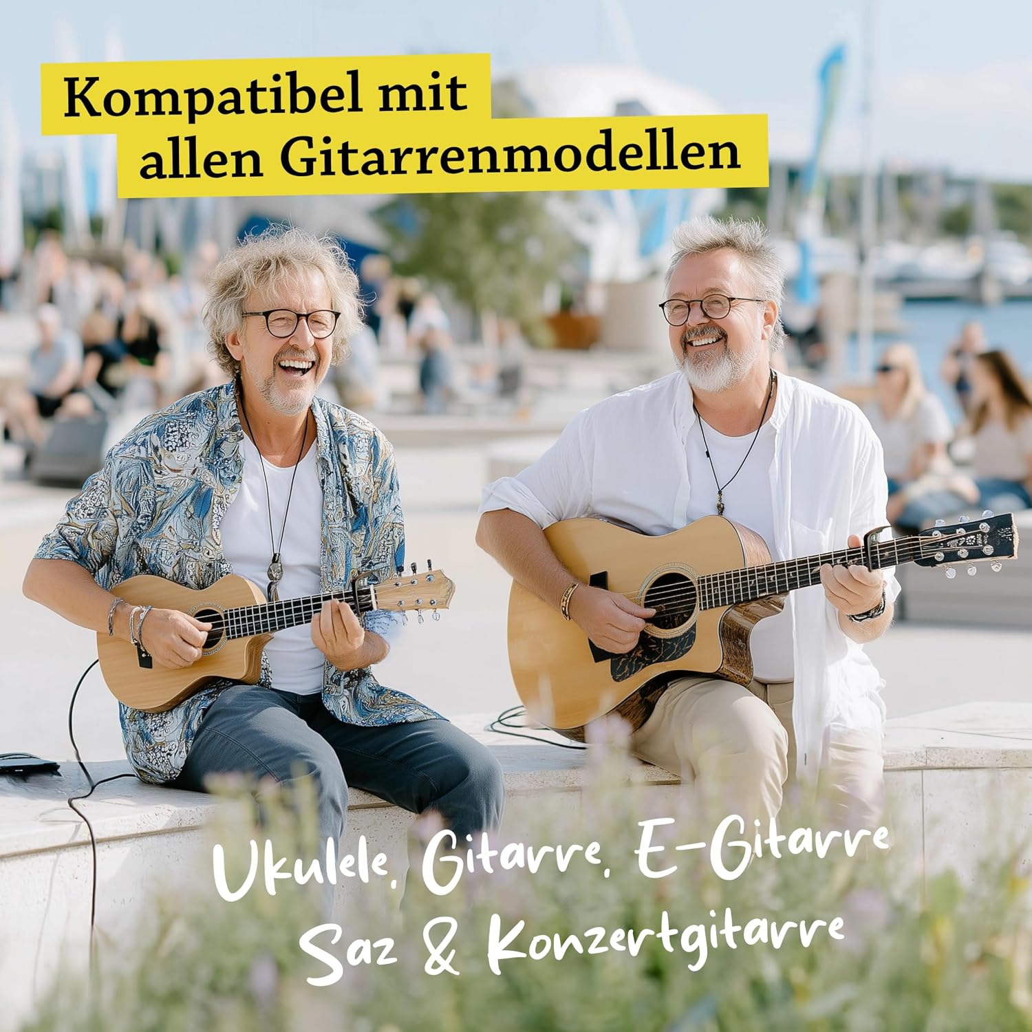 Detalle de BELFORT QuickPitch Capo – Kapodaster für Gitarre + 3 Plektren