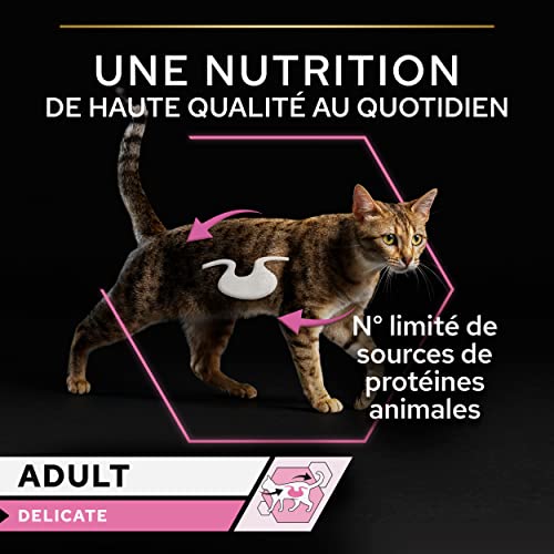 Thumbnail 6 de PRO PLAN Adulte Delicate Digestion Dinde Poisson Sauce - 10 sachets de 85 g