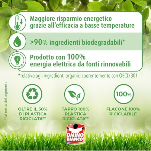 Thumbnail 6 de Omino Bianco Detersivo Lavatrice Igienizzante 132 Lavaggi, 1760 ml × 3