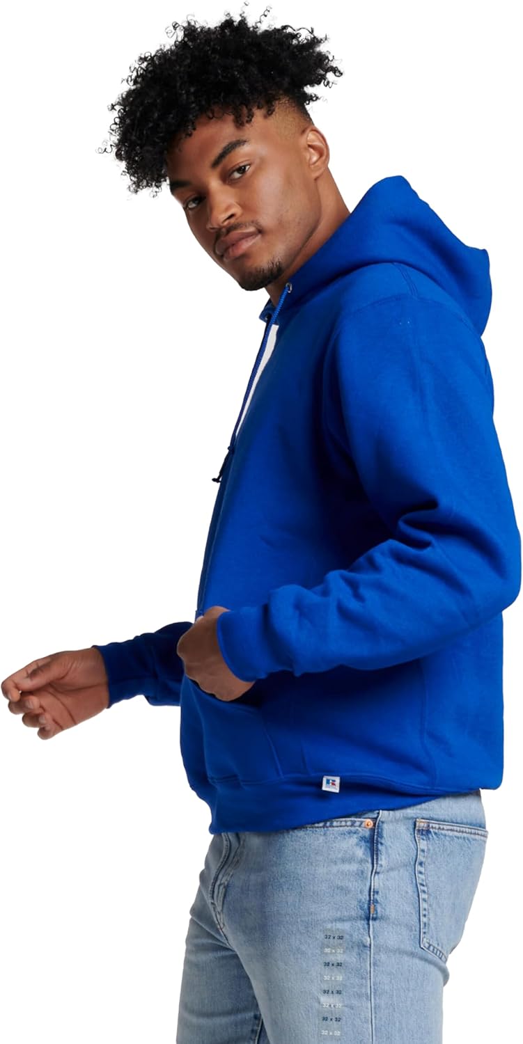 Thumbnail 2 de Russell Athletic Men's Dri-Power Fleece Hoodie: Moisture-Wicking, Cotton Blend, Relaxed Fit (S-4X)