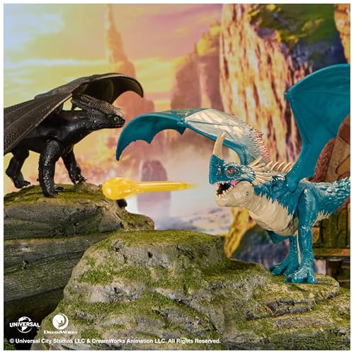 Thumbnail 4 de Dreamworks Dragons: Figura Desdentao de Batalla (33 cm) con Sonidos de Plasma