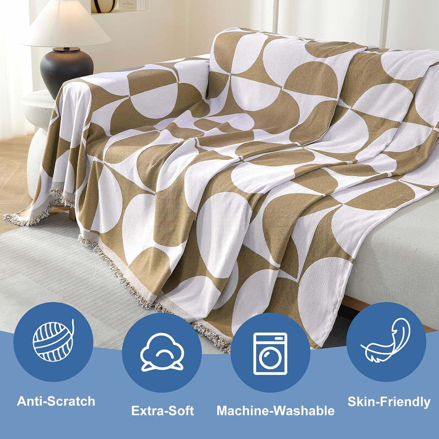 Detalle 2 de Ystyle Cubre Sofa 180x280 cm funda 2 plazas