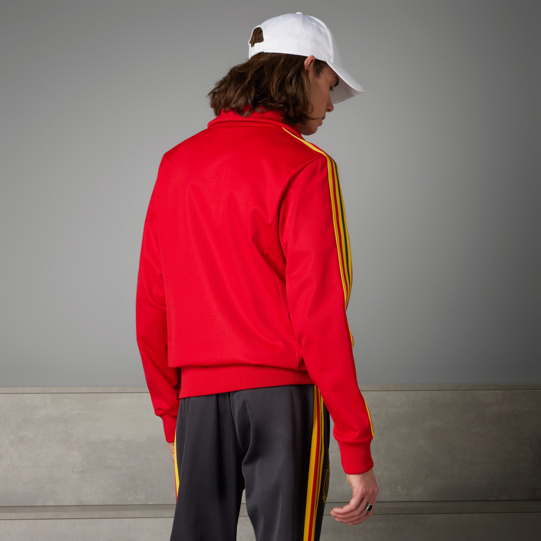 Detalle 2 de Chaqueta Beckenbauer Bélgica de Adidas – Rojo