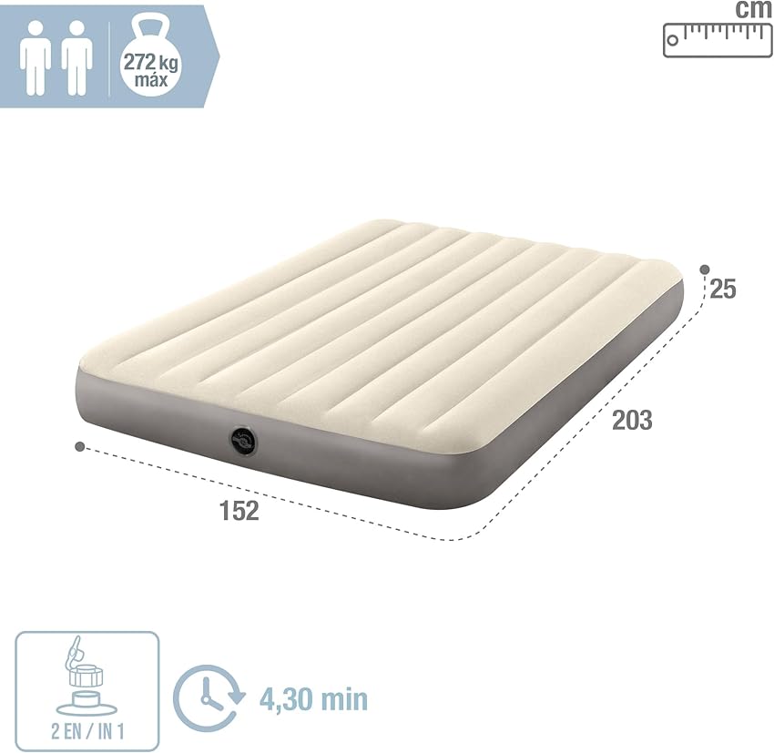 Detalle 2 de Intex 64103 colchón hinchable 152 x 203 cm