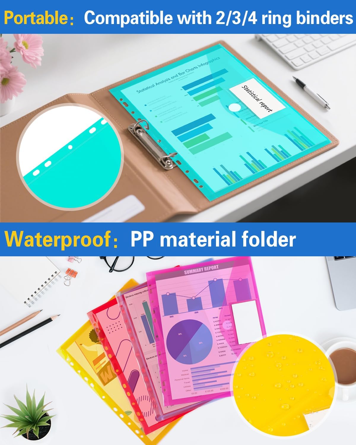 Thumbnail 3 de Dokumententasche A4 12er Set 📁