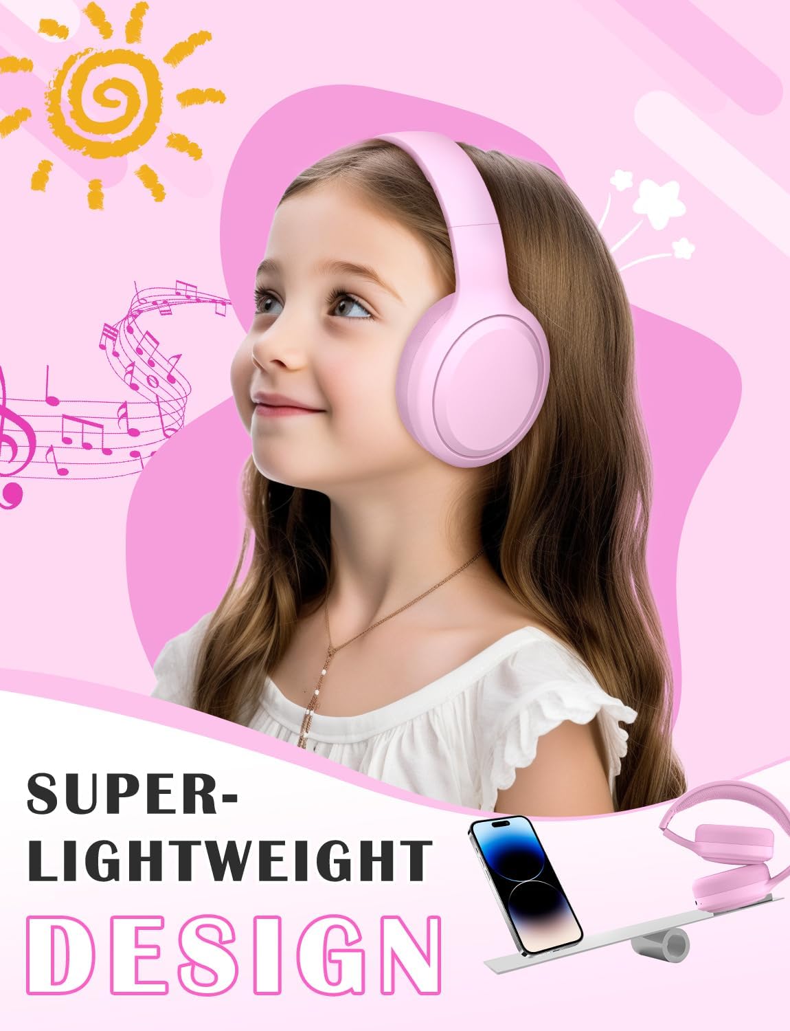 Thumbnail 4 de YOYOTUNE Kids Bluetooth Headphones