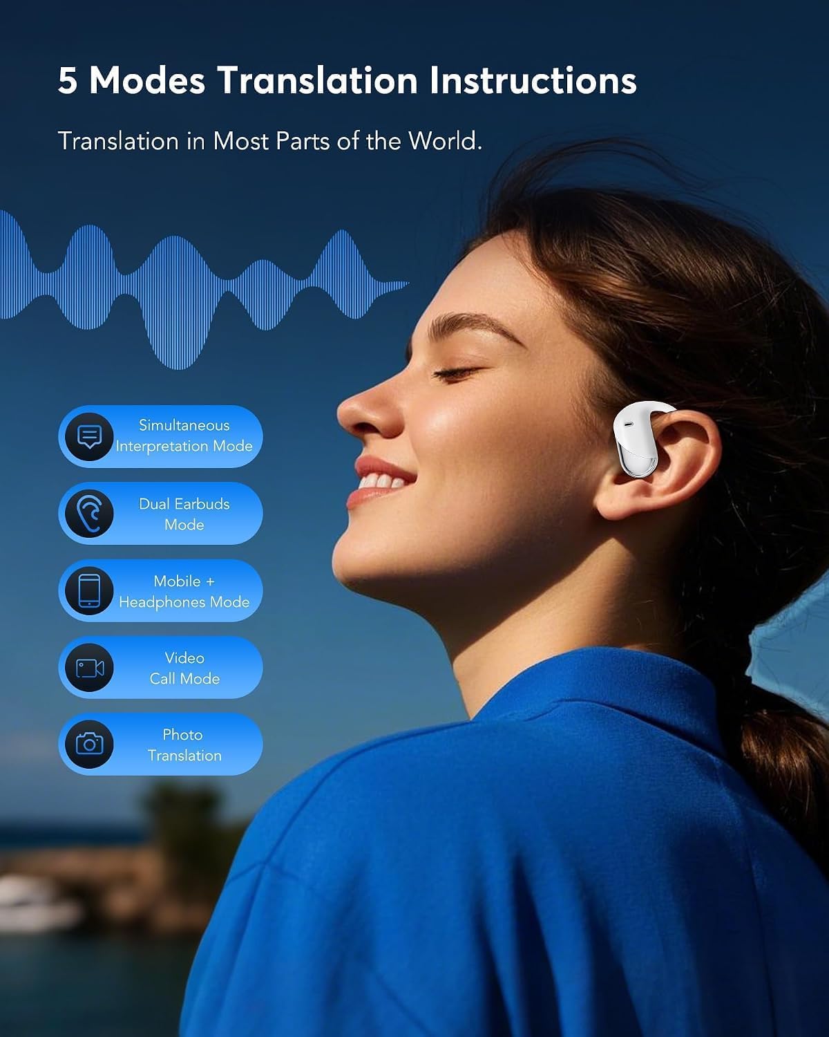 Detalle 2 de Translation Earbuds with 198-Language Support