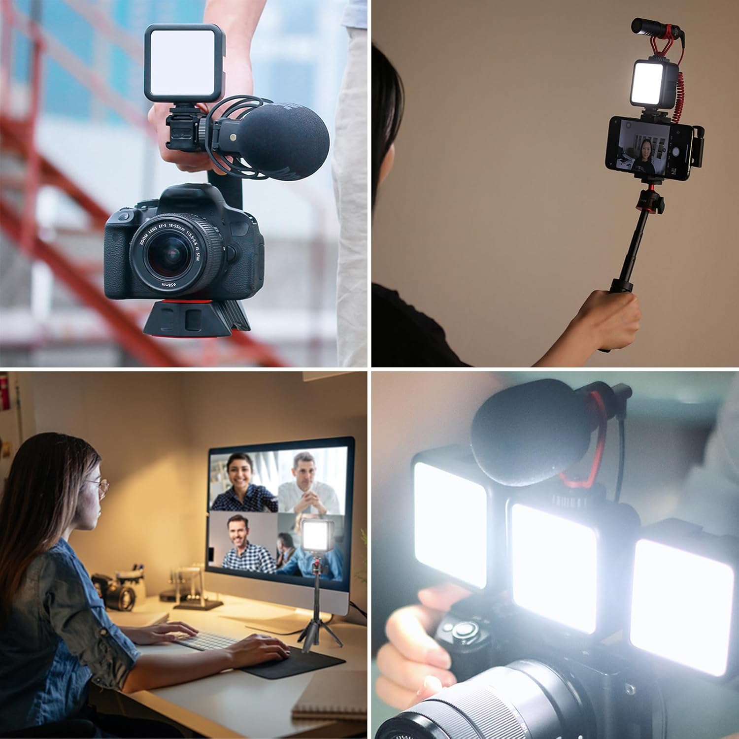 Thumbnail 6 de ULANZI VL49 Camera Light: 5500K dimmbare LED-Videoleuchte mit 2000mAh Akku