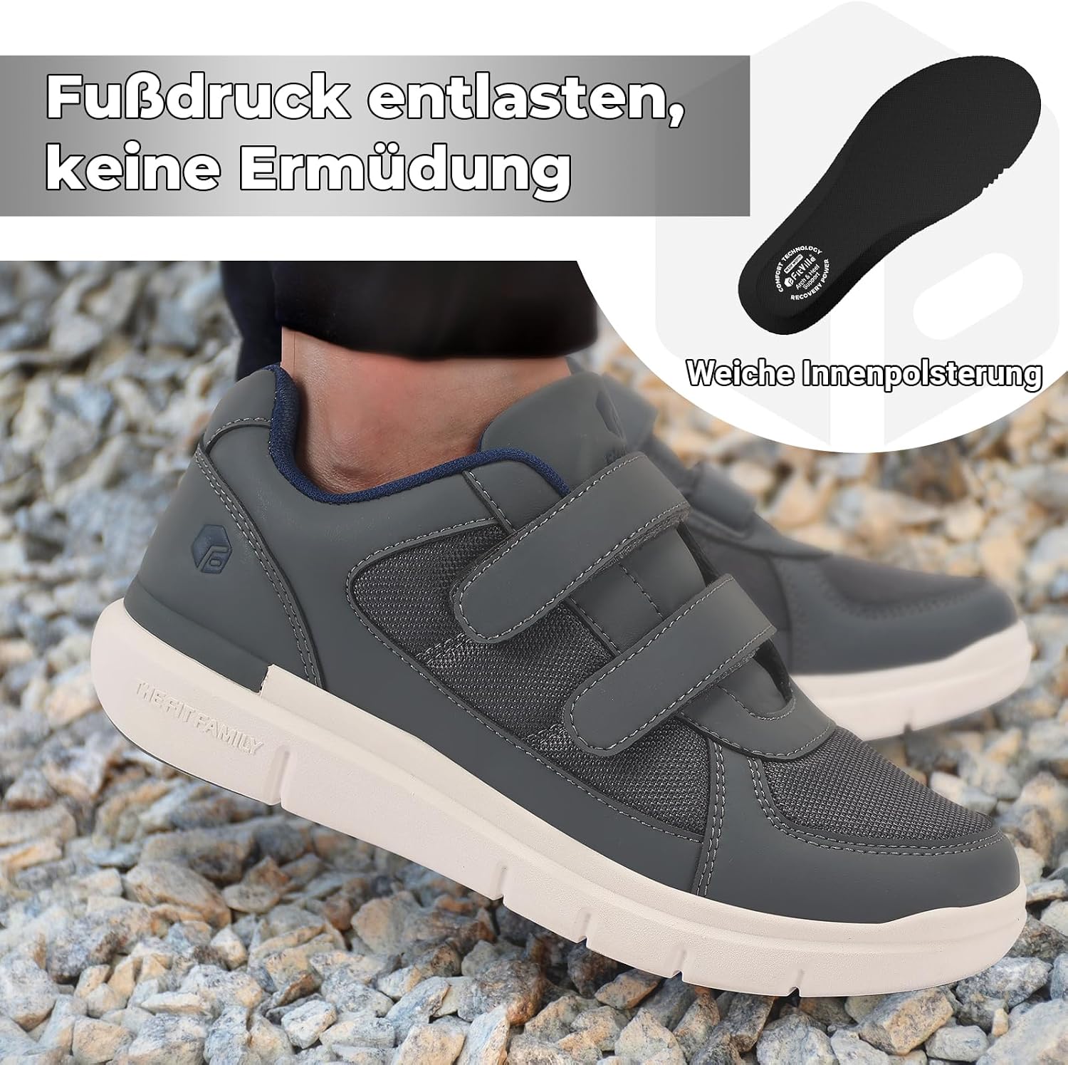 Thumbnail 6 de Turnschuhe Easytop Duo Strap V3 in Extra Weit