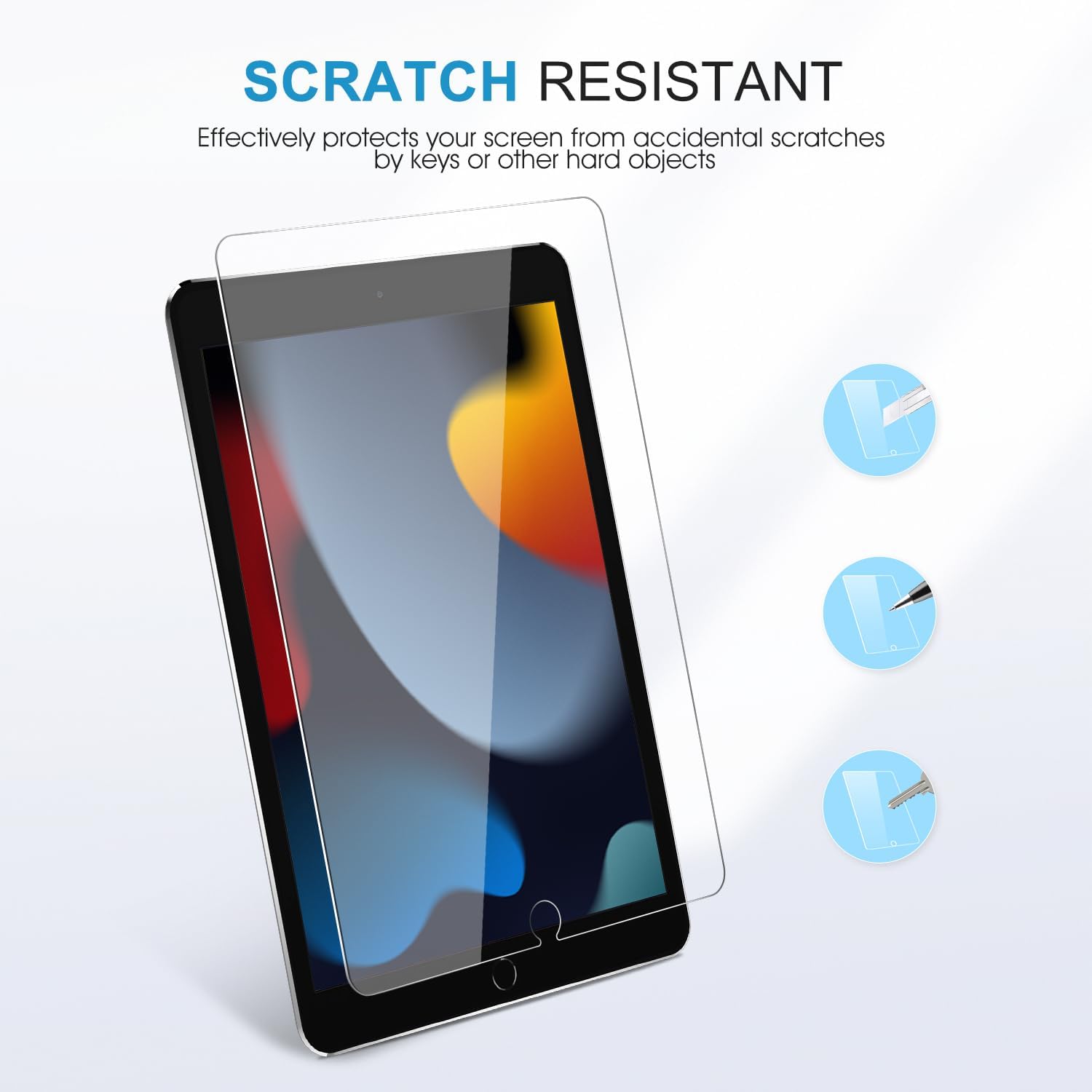 Detalle de SPARIN Panzer Schutz Glas für iPad 9. Generation (10,2 Zoll) – 2er-Set