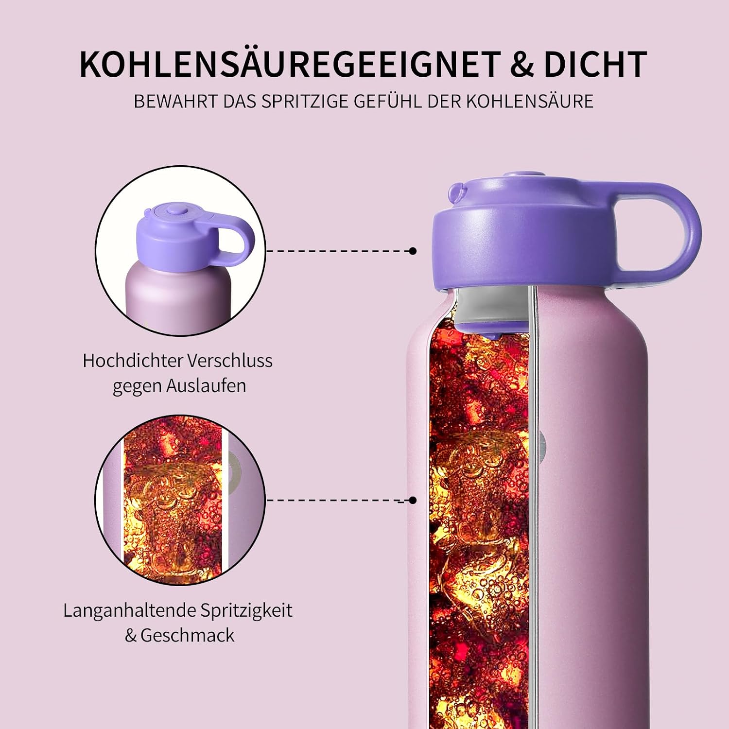 Detalle 2 de BOTTLE BOTTLE Trinkflasche 600 ml