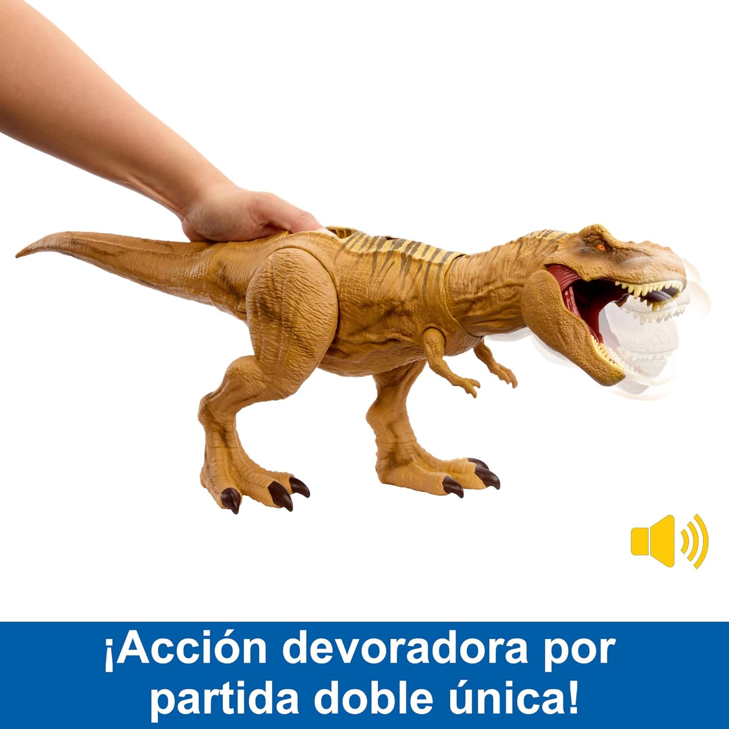 Thumbnail 3 de Mattel Jurassic World T-Rex Caza y Mastica 🦖 Sonidos +4 años