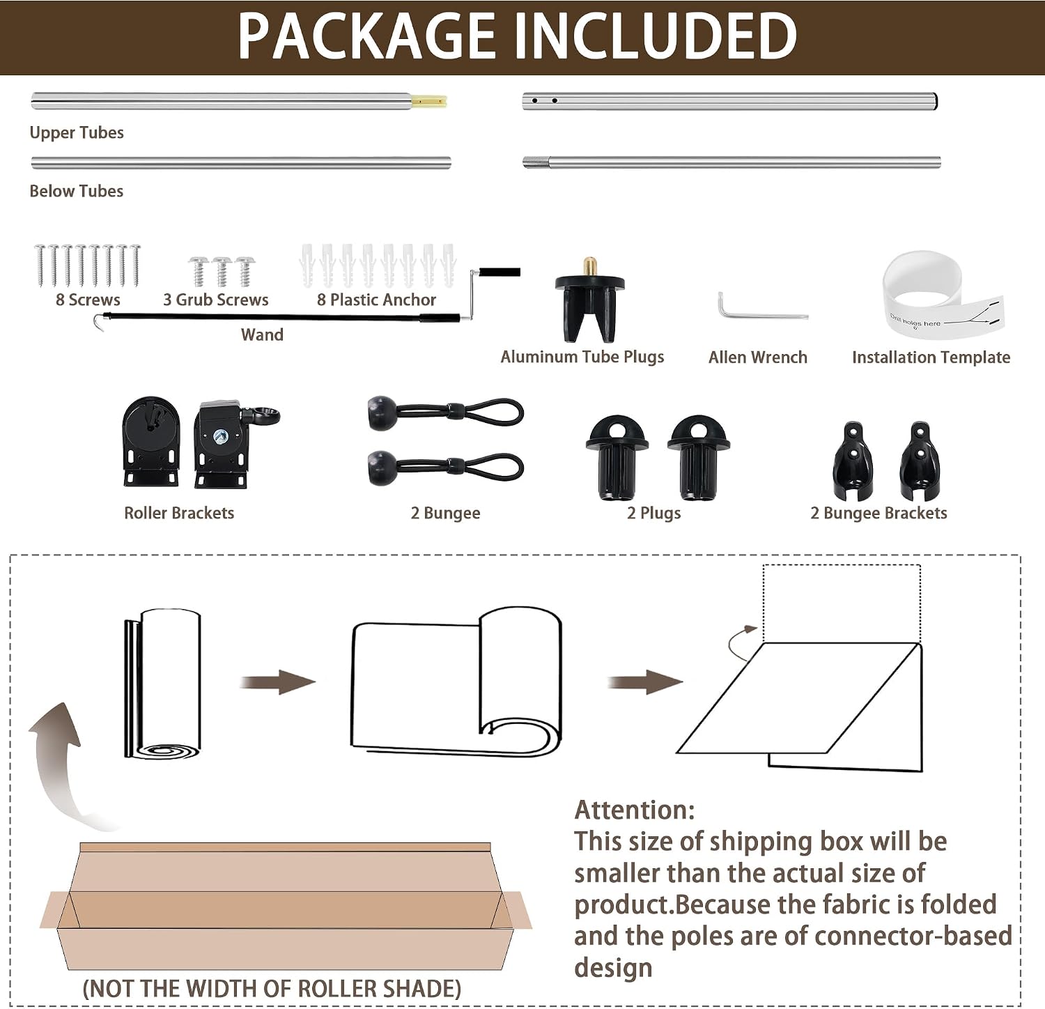 Thumbnail 6 de Zephyr Place Outdoor Roller Shade, 7' x 6', Cordless HDPE with 90% UV Protection