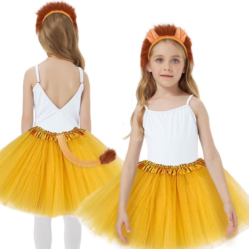 Detalle 2 de ACWOO Lion Ears Headband & Tail Set 2PCS