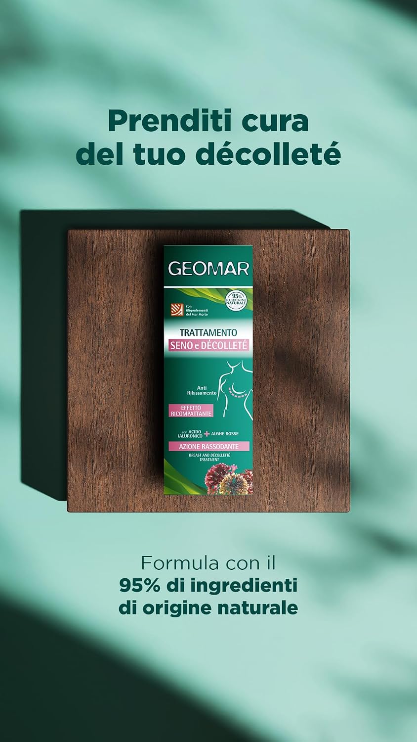 Thumbnail 6 de GEOMAR Trattamento Seno e Décolleté con Acido Ialuronico e Olio di Mandorla, DERMOCEA® – 150 ml