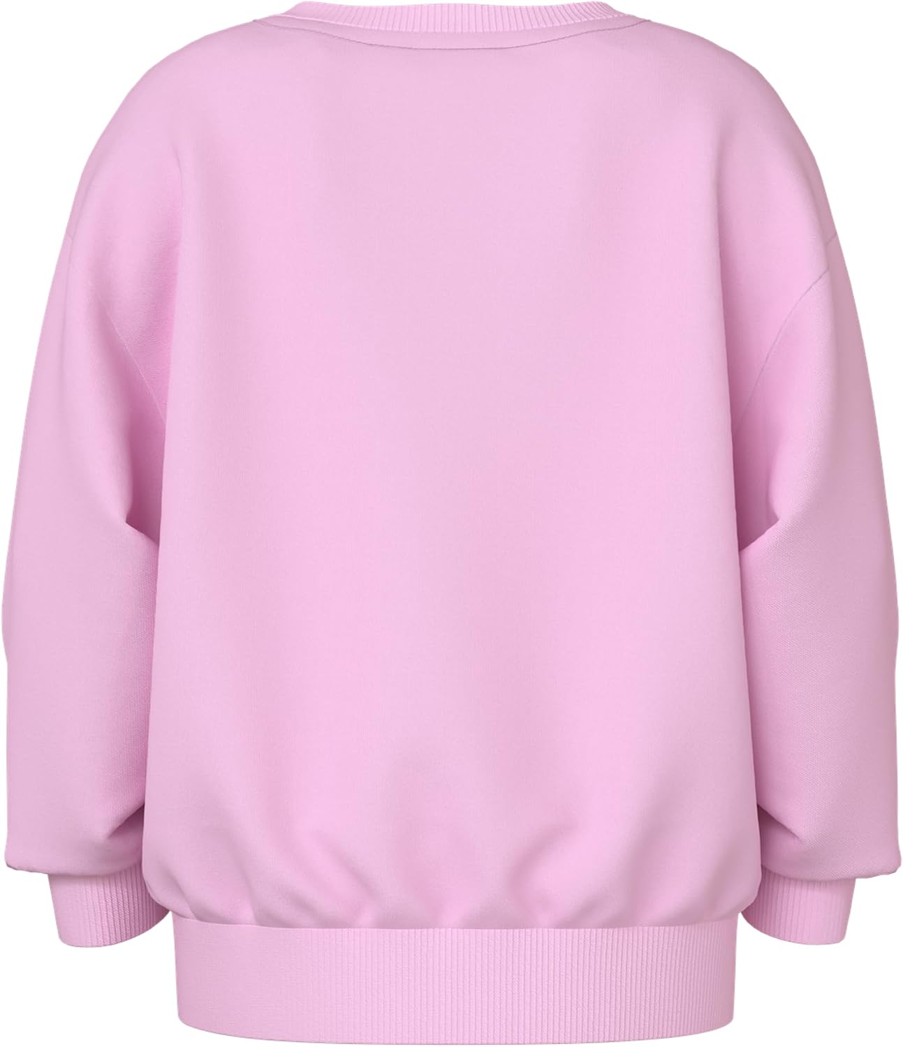 Detalle de NAME IT Nmfvisus Ls RLX Sweat Unb Fille – Sweat-shirt enfant ample imprimé