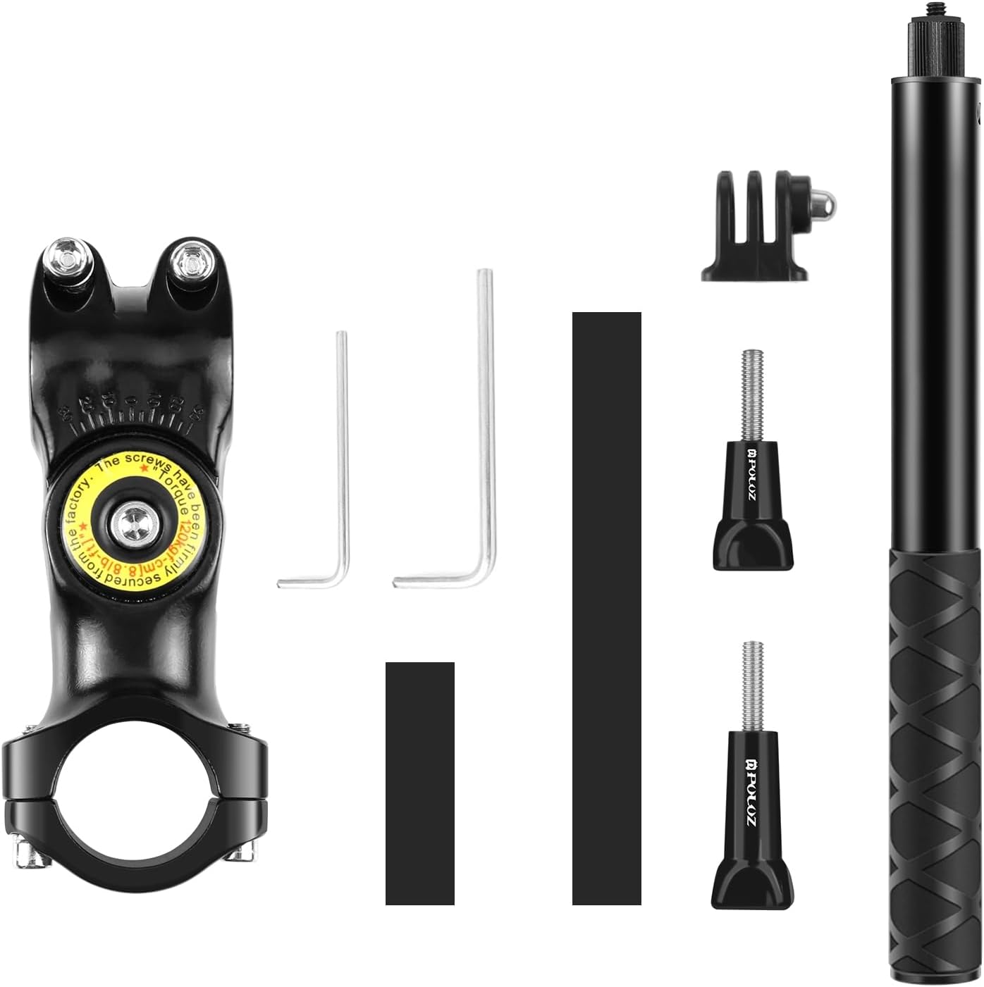 Thumbnail 6 de PULUZ 2-in-1 Selfie Stick Tripod for Insta360 X4/X3, DJI Osmo Action and 360 Cameras