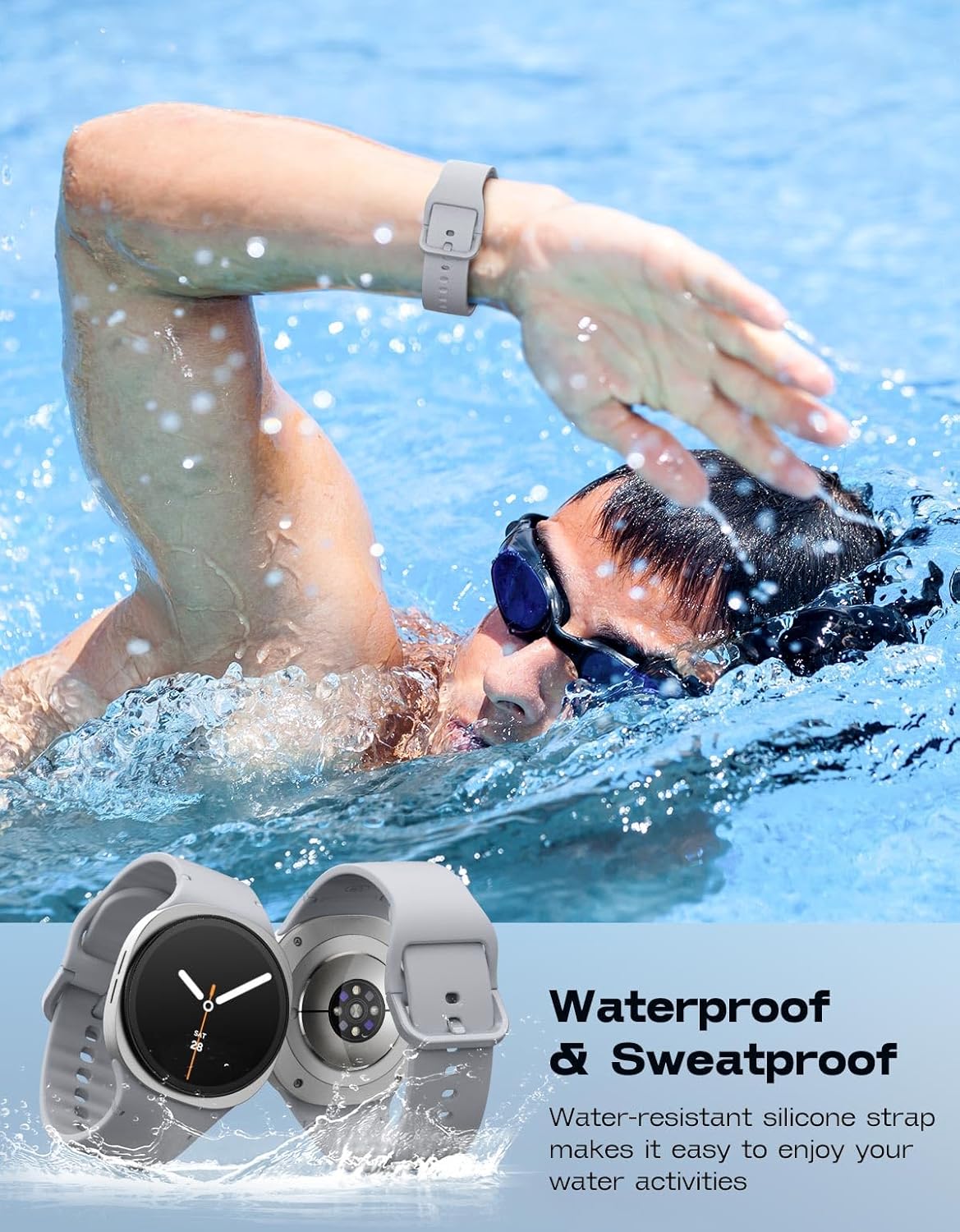Thumbnail 3 de Astorgos 6 Pack Sport Straps for Galaxy Watch 8