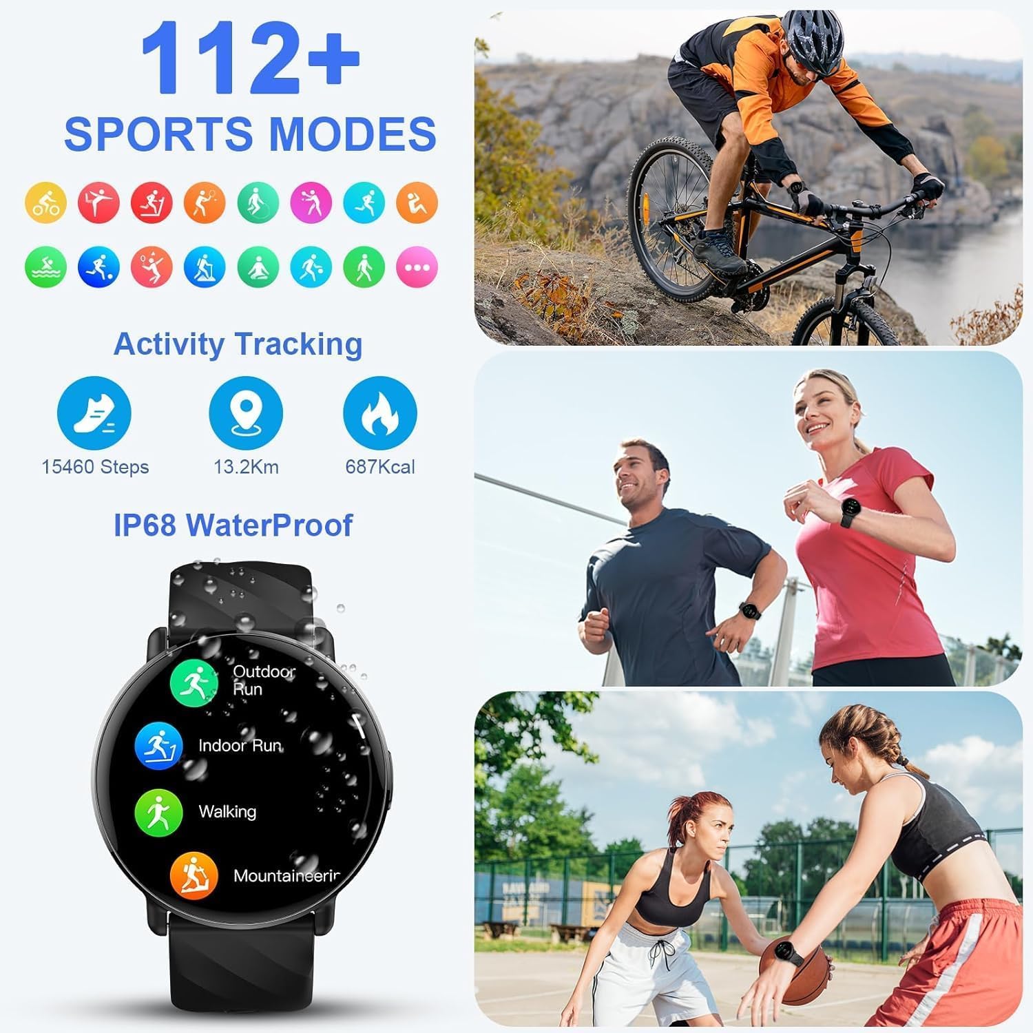 Thumbnail 3 de AI Smart Watch for Men & Women with 1.39" HD Display and ChatGPT on Your Wrist