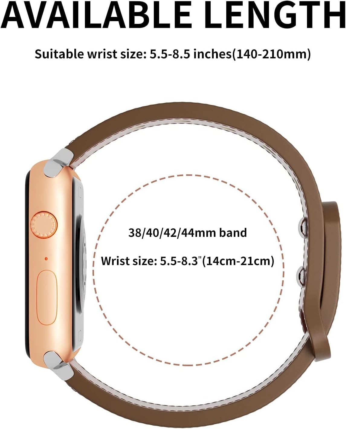 Thumbnail 3 de segoo Genuine Leather Apple Watch band (38–42mm / 49–46–45–44mm) – slim top-grain style strap
