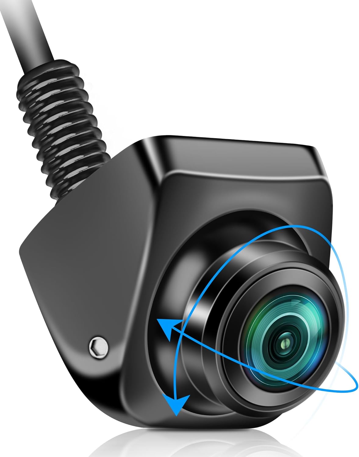 Vtopek Caméra de recul AHD 1080P 360° IP69K avec grand angle 170° et vision nocturne