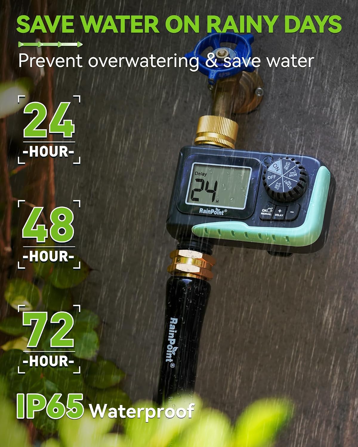 Detalle 2 de RAINPOINT Sprinkler Timer, 1 Outlet