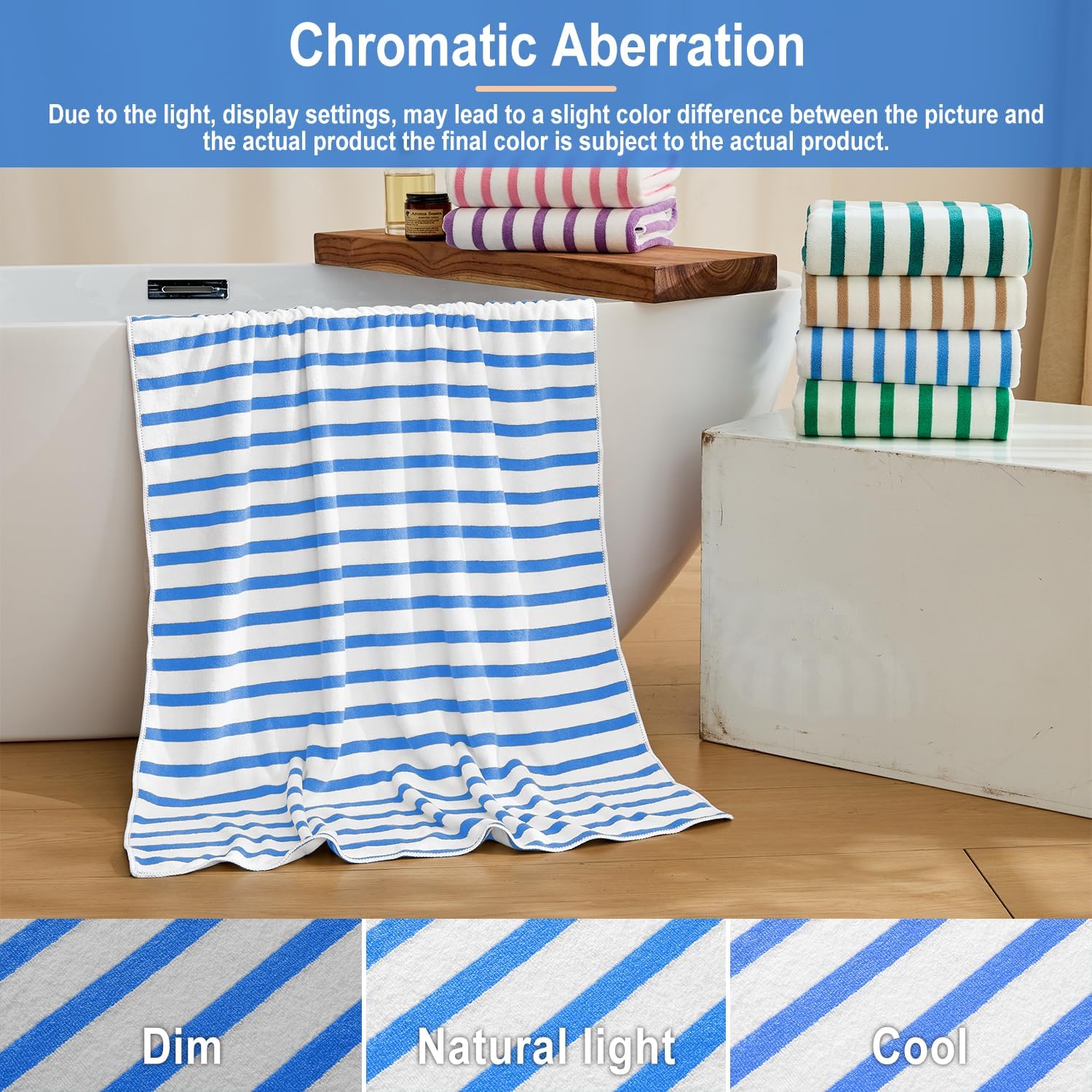 Thumbnail 5 de JML Beach Towels Microfiber 4-Pack 30" x 60" 🏖