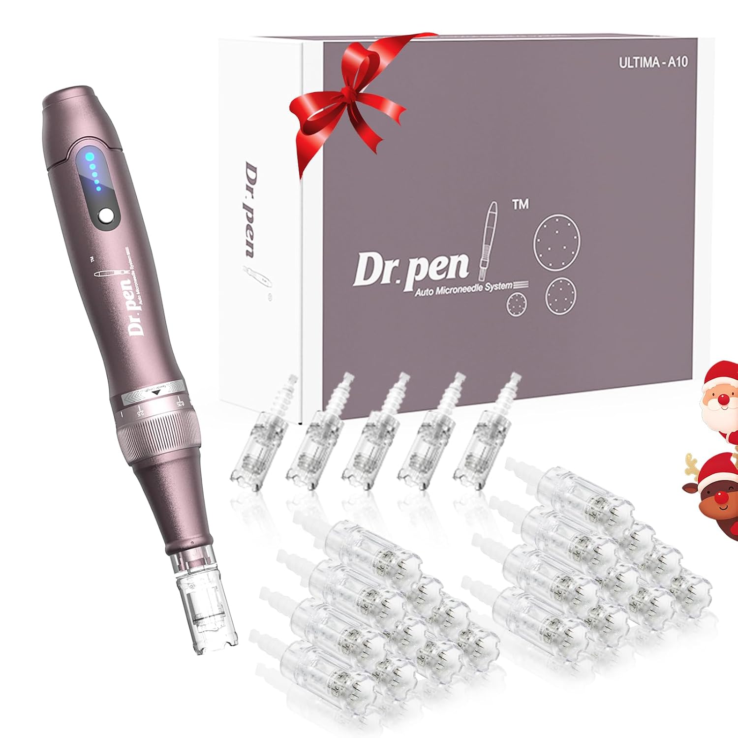 Buyounger Dr. Pen 2025 Ultima A10 Professioneller Microneedling Pen (kabellos) mit 25 Ersatzkartuschen