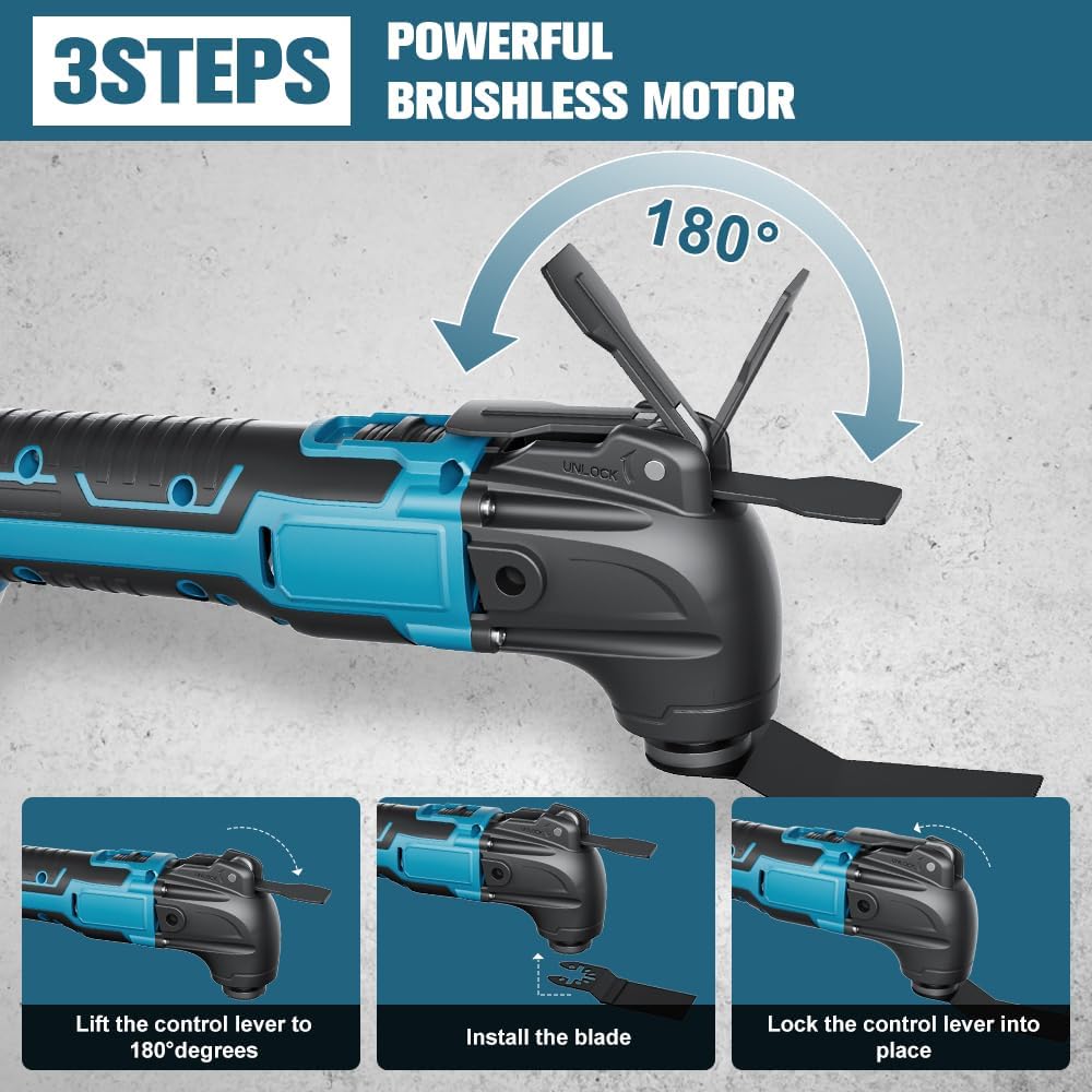Thumbnail 3 de Makita Cordless Oscillating Multi-Tool 18V ⚙