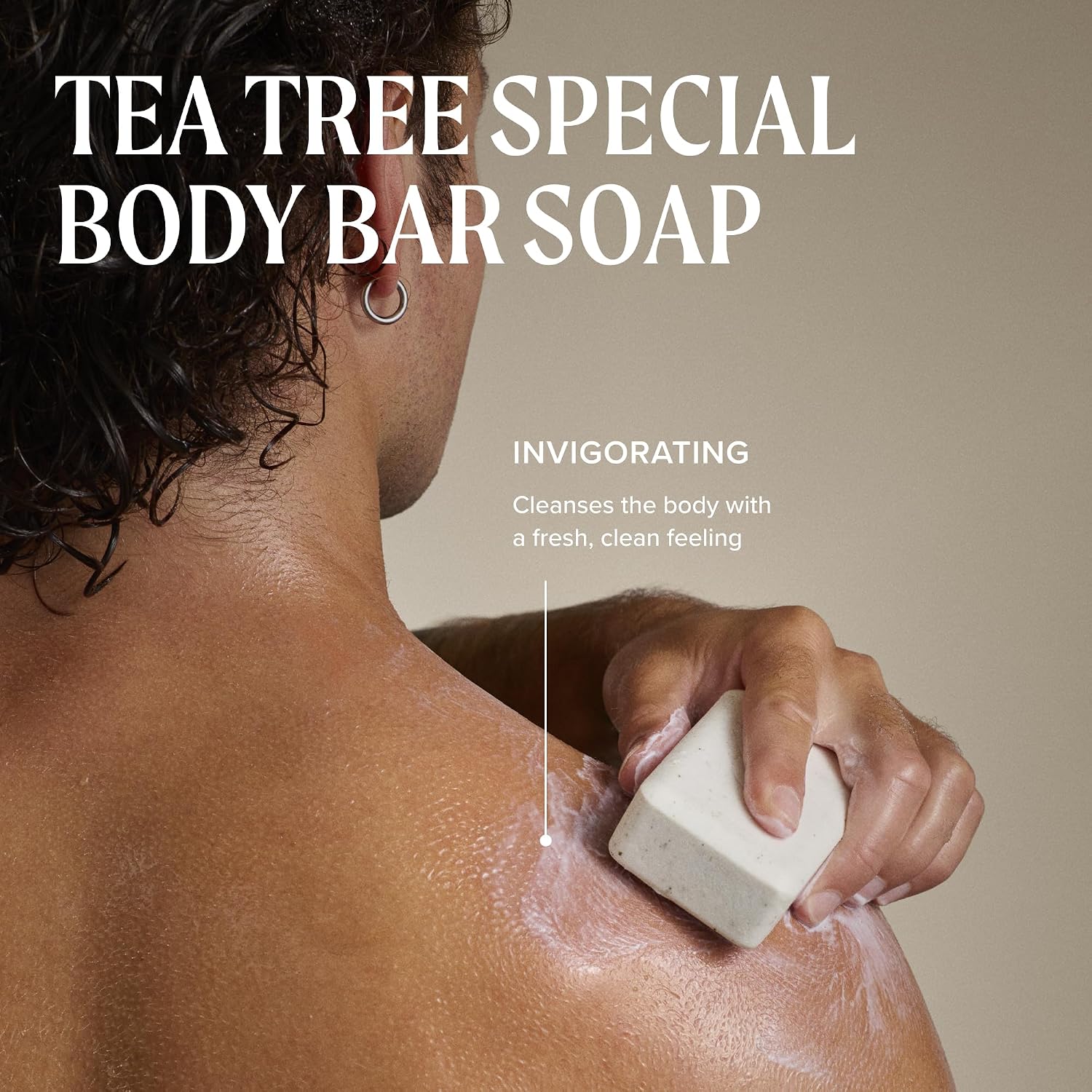 Detalle 2 de Tea Tree TTB-150 Body Bar Soap with Parsley Flake Exfoliation