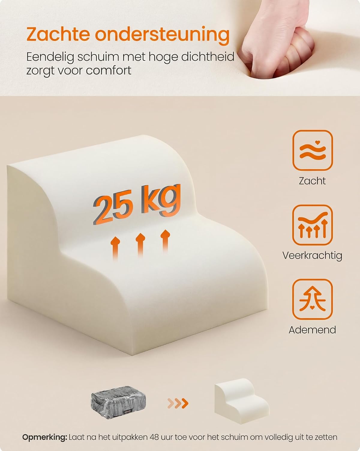 Detalle 2 de FEANDREA BADDI 777PPS012GN01 hondentrap, 2 treden met antisliphoes