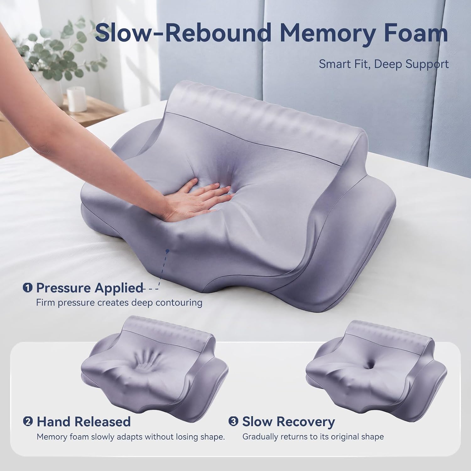 Thumbnail 4 de ANYNEST Memory Foam Neck Pillow